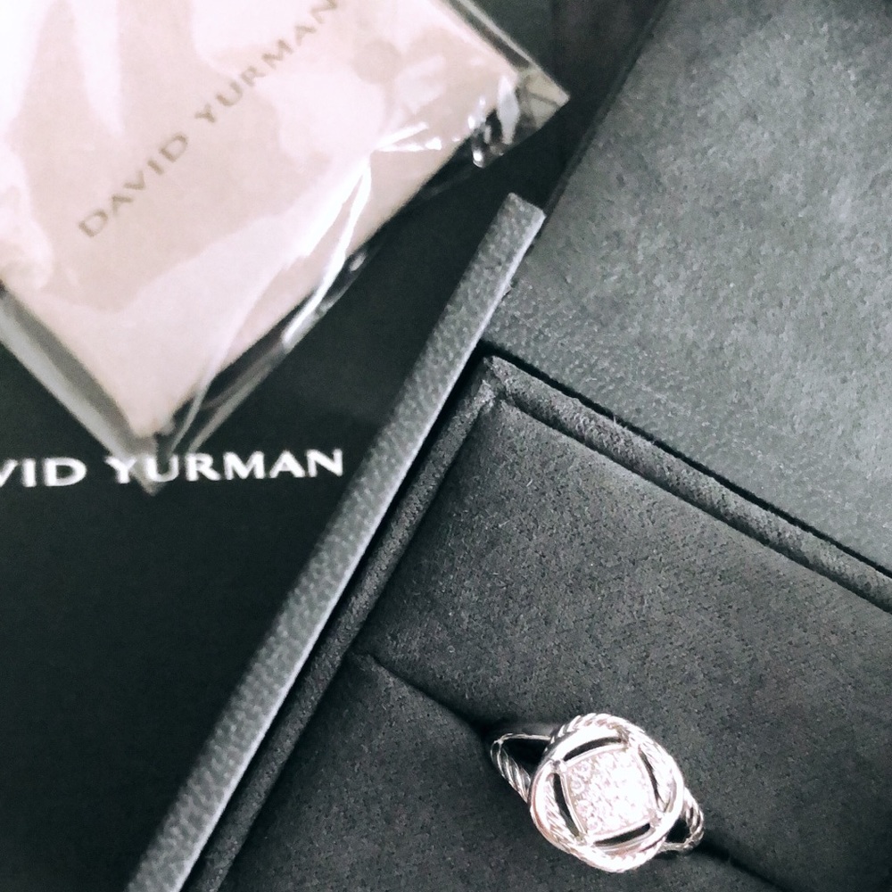 DY Infinity Ring with Diamonds